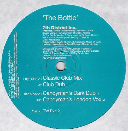 7th District Inc. : The Bottle (12")