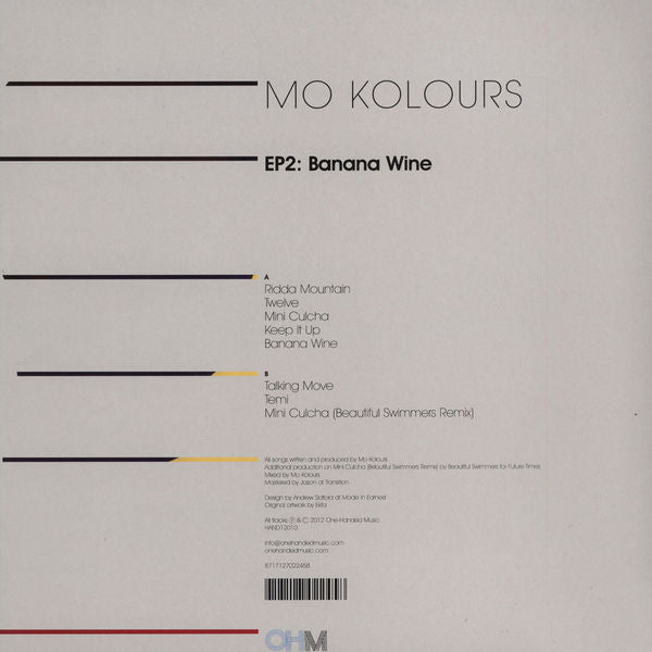 Mo Kolours : EP2: Banana Wine (12", EP)