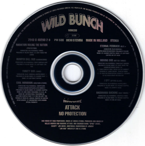 Massive Attack V Mad Professor : No Protection (CD, Album)