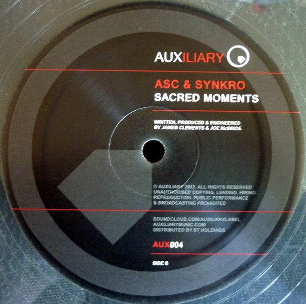 ASC & Synkro (2) : Borderline / Sacred Moments (12", Cle)