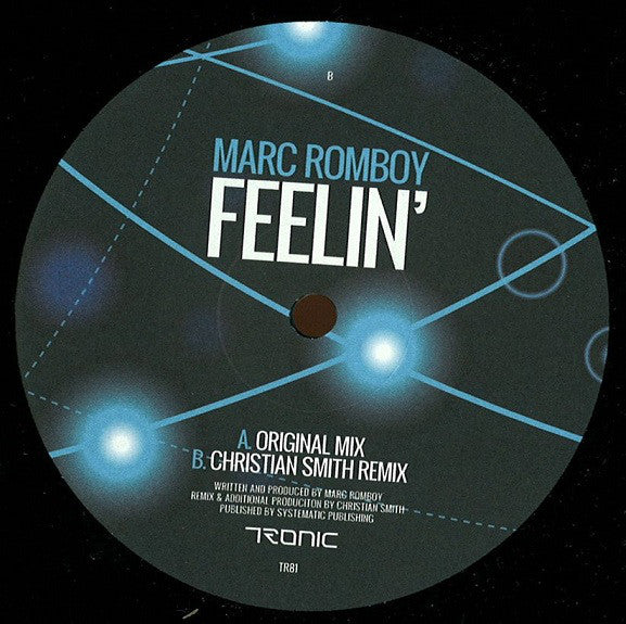 Marc Romboy : Feelin' (12")