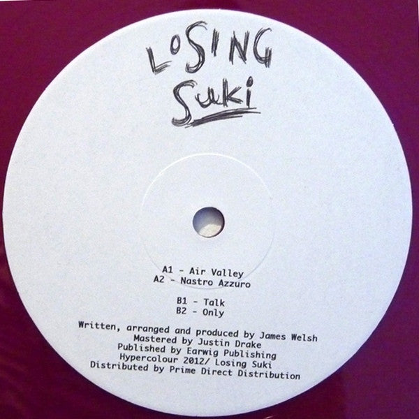 James Welsh : Air Valley EP (12", EP, Tra)