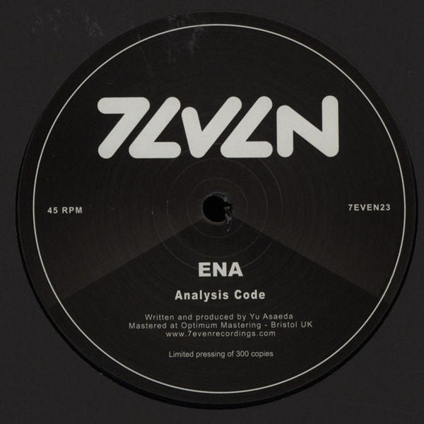 Ena (2) : Analysis Code (12", Ltd)