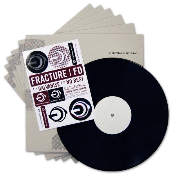 Fracture (2) I FD (4) : Galvanise / No Rest (12", Ltd, W/Lbl)