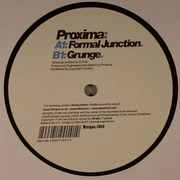 Proxima (4) : Formal Junction / Grunge (12")