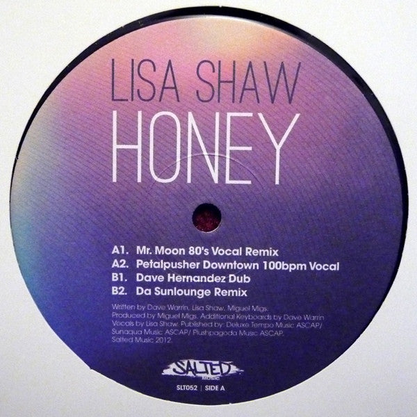 Lisa Shaw : Honey (12")