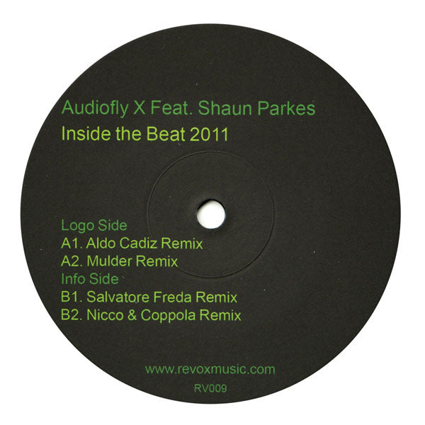 Audiofly Feat. Shaun Parkes : Inside The Beat 2011 (12", RP)