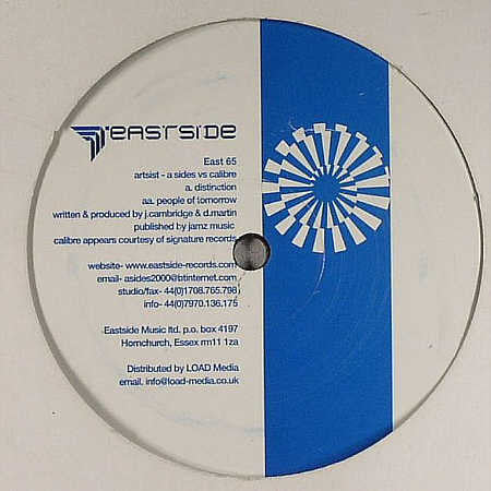 A-Sides vs. Calibre : Distinction / People Of Tomorrow (12")