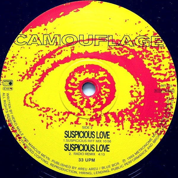 Camouflage : Suspicious Love (12", Single)