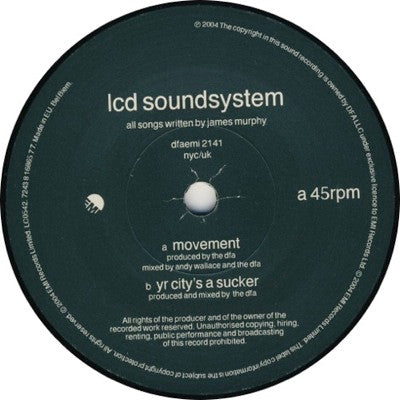 LCD Soundsystem : Movement (7", Single)