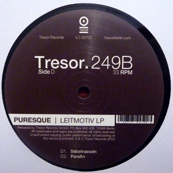Puresque : Leitmotiv LP (12")