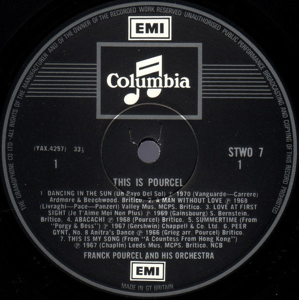 Franck Pourcel Et Son Grand Orchestre : This Is Pourcel (LP, Smplr)