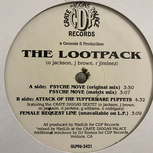 Lootpack : Psyche Move (12")