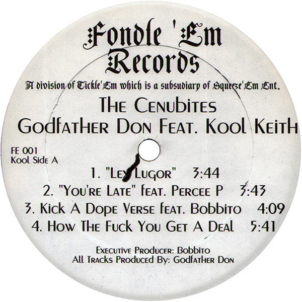 The Cenobites, Godfather Don Feat. Kool Keith : The Cenubites (12", EP)