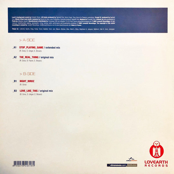 Reasons : The Real Thing EP (12", EP)