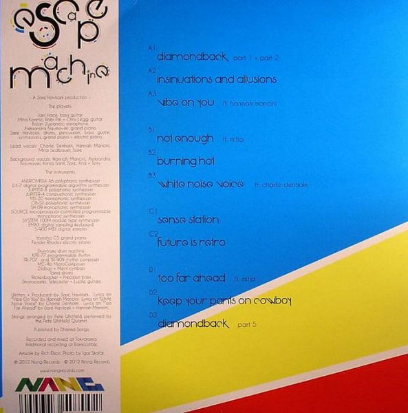 Sare Havlicek : Escape Machine (2xLP, Album)