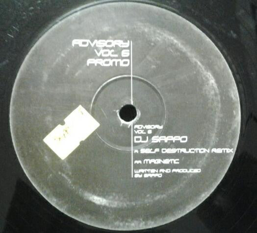 DJ Sappo : Advisory Vol. 6 (12", Promo)