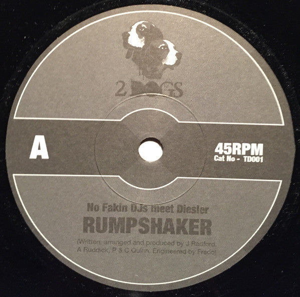 The No Fakin' DJs Meet Diesler / Parkertron Aka Peter Parker (3) : Rumpshaker / Deadly DIY (7")