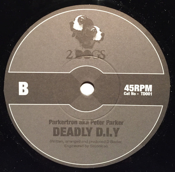 The No Fakin' DJs Meet Diesler / Parkertron Aka Peter Parker (3) : Rumpshaker / Deadly DIY (7")