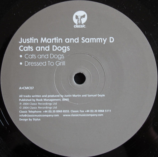 Justin Martin & Sammy D : Cats And Dogs (12")