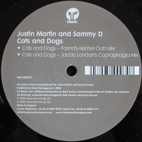 Justin Martin & Sammy D : Cats And Dogs (12")