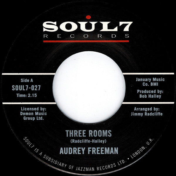 Audrey Freeman / Sammy Ambrose : Three Rooms / Welcome To Dreamsville (7", Single)