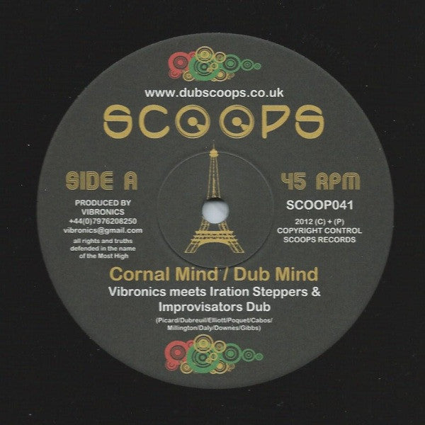 Vibronics Meets Iration Steppas & Improvisators Dub & Blackboard Jungle (2) : Cornal Mind / Love & Pray (10")