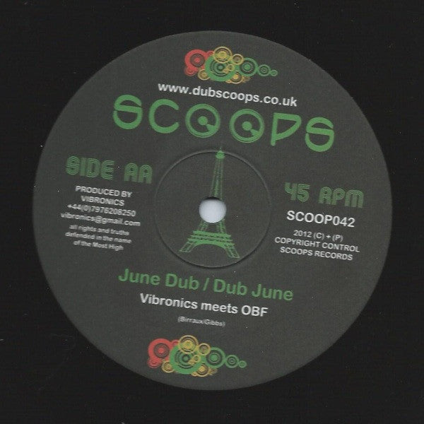 Vibronics Meets Kanka & O.B.F. : Indian Time / June Dub (10")