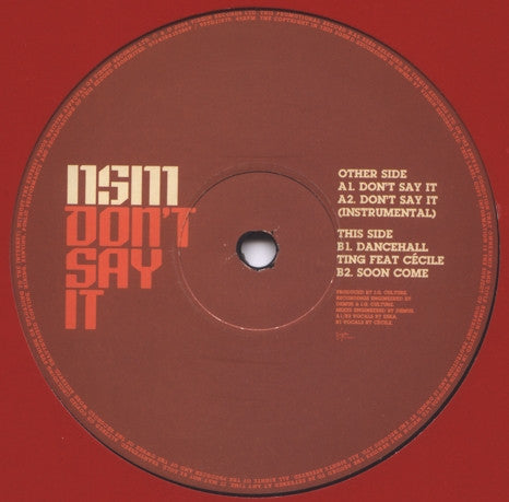 New Sector Movements : Don't Say It (12", Promo)