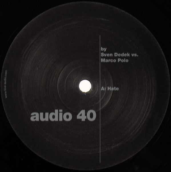 Sven Dedek vs. Marco Polo (6) : Hate EP (12", EP)