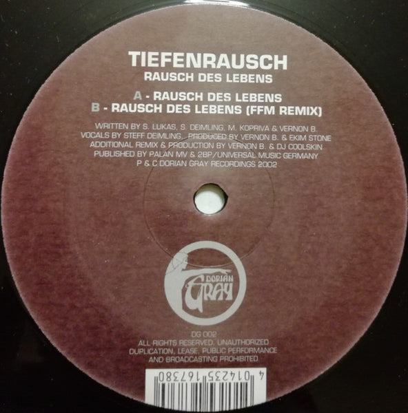 Tiefenrausch : Rausch Des Lebens (12")