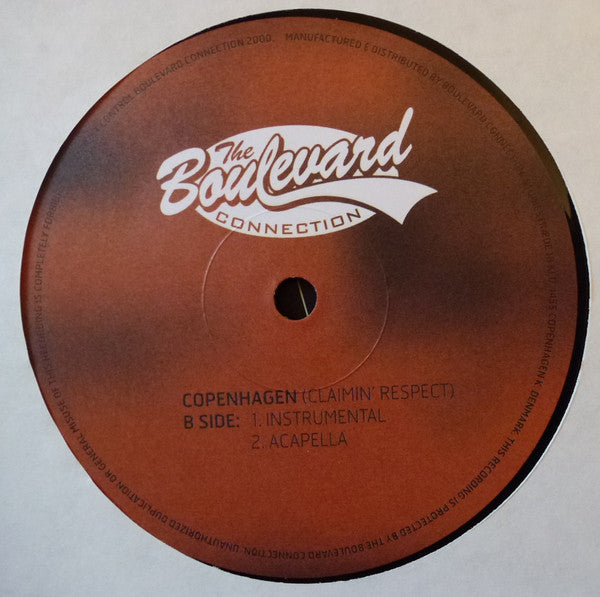 The Boulevard Connection : Copenhagen (Claimin' Respect) (12")