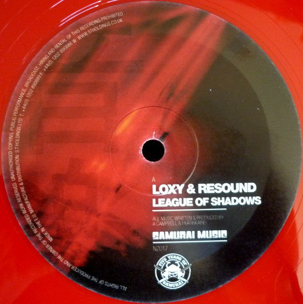 Loxy & Resound : League Of Shadows / Metro (10", Red)