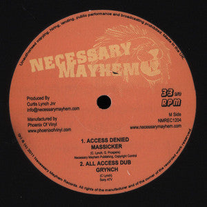 Franz Job / Massicker : I Used To / Access Denied (12")