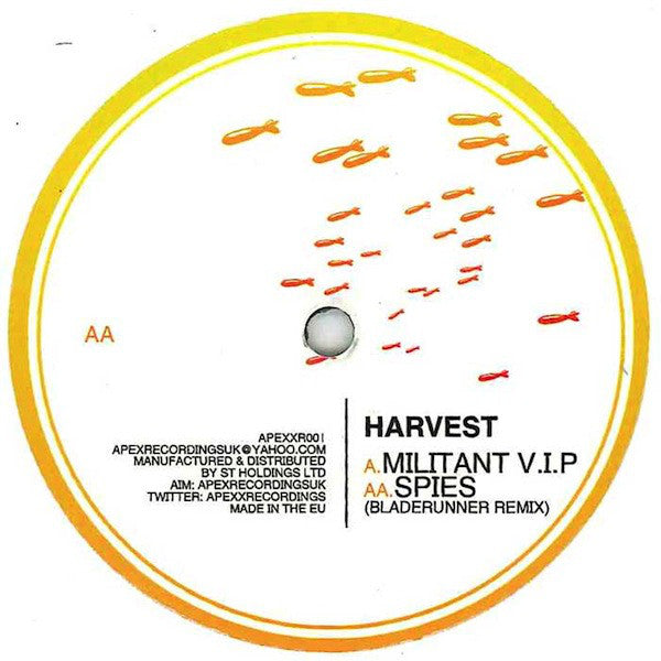 Harvest : Militant VIP / Spies (Bladerunner Remix) (12")