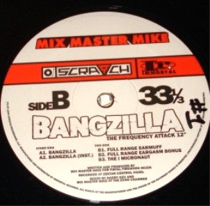 Mix Master Mike : Bangzilla: The Frequency Attack 12" (12")