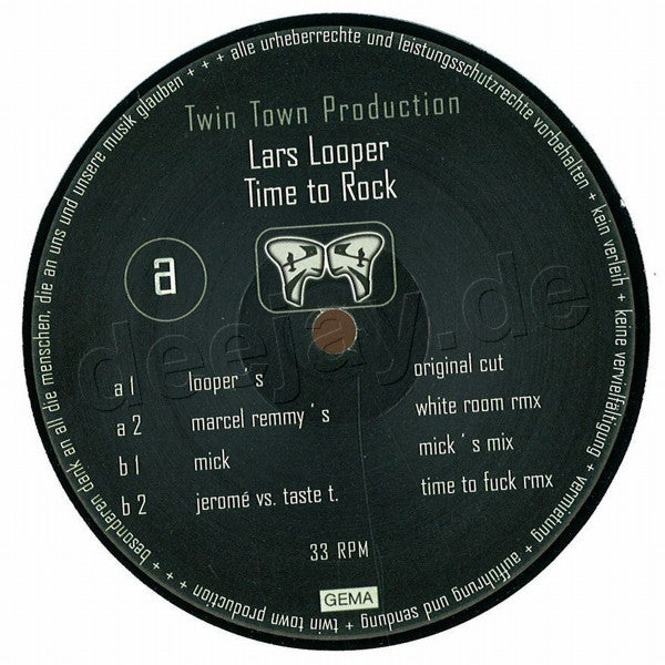 Lars Looper : Time To Rock (12")