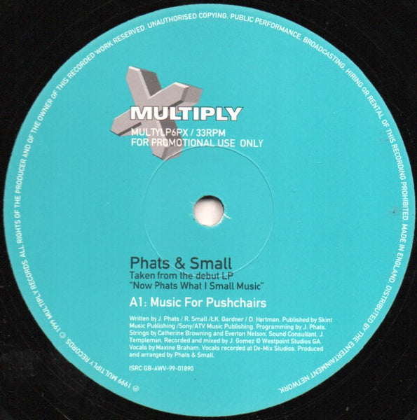Phats & Small : Music For Pushchairs / On Da Flo Yo (12", Ltd, Promo, Smplr)
