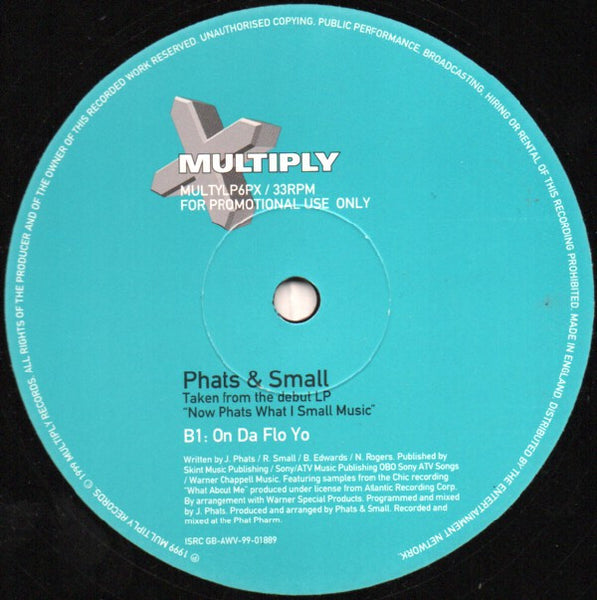 Phats & Small : Music For Pushchairs / On Da Flo Yo (12", Ltd, Promo, Smplr)
