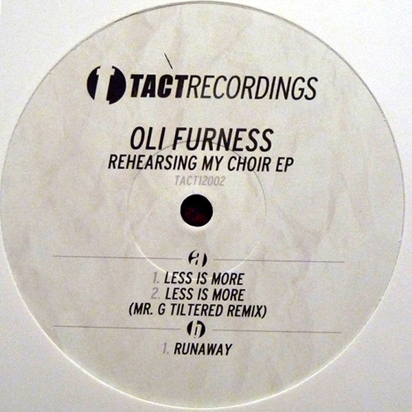 Oli Furness : Rehearsing My Choir EP (12", EP)