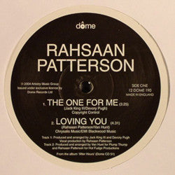 Rahsaan Patterson : After Hours (12")