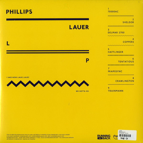 Phillip Lauer : Phillips (2x12", Album)