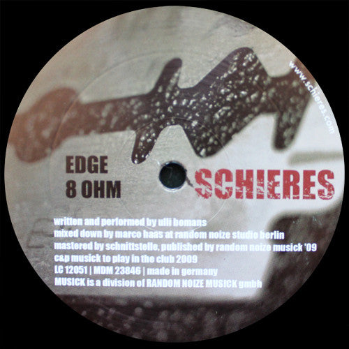 Schieres : The Edge Of A Razor (12")