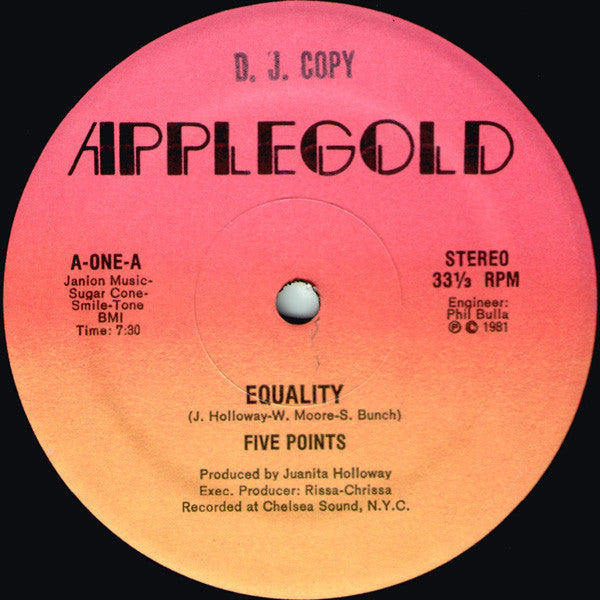 Five Points : Equality (12")