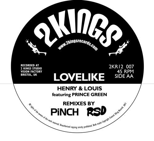 Henry & Louis Featuring Prince Green : Lovelike (Remixes) (12")