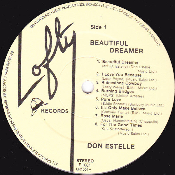 Don Estelle : Beautiful Dreamer (LP, Album)
