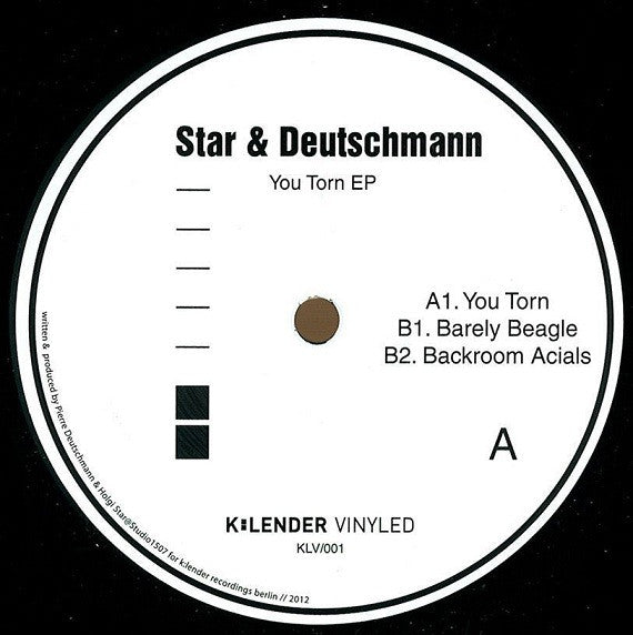 Holgi Star & Pierre Deutschmann : You Torn EP (12", EP)