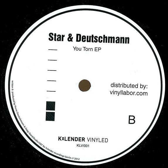Holgi Star & Pierre Deutschmann : You Torn EP (12", EP)