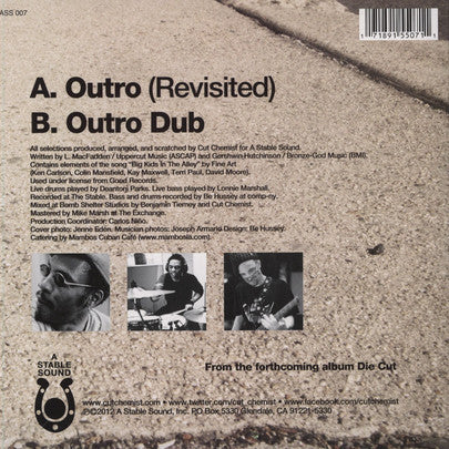 Cut Chemist : Outro (Revisited) (7", Single, Gre)