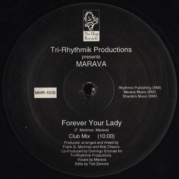 Tri-Rhythmik Productions Presents Marava : Forever Your Lady (12")